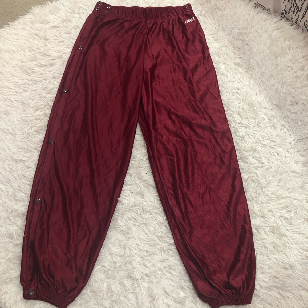 Bike Vintage Basketball Warm Up Snap Pants Size XL